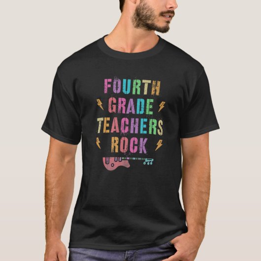 4年生先生ロックチーム4年生レディT Tシャツ (正面)