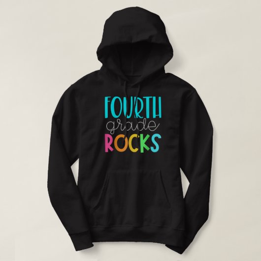 4年生先生-4年生の岩Tシャツ パーカ (デザイン正面)