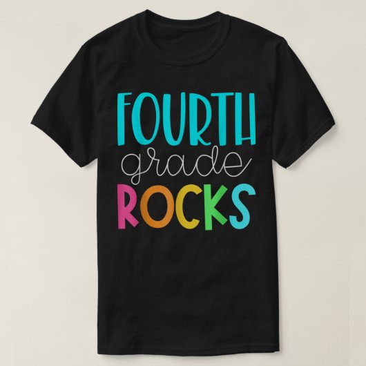 4年生先生-4年生の岩Tシャツ Tシャツ (デザイン正面)