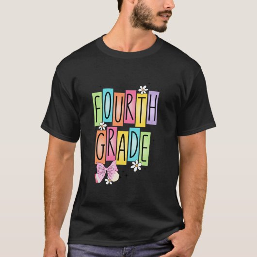 4年生新学期コケットボウfor Girls Te Tシャツ (正面)