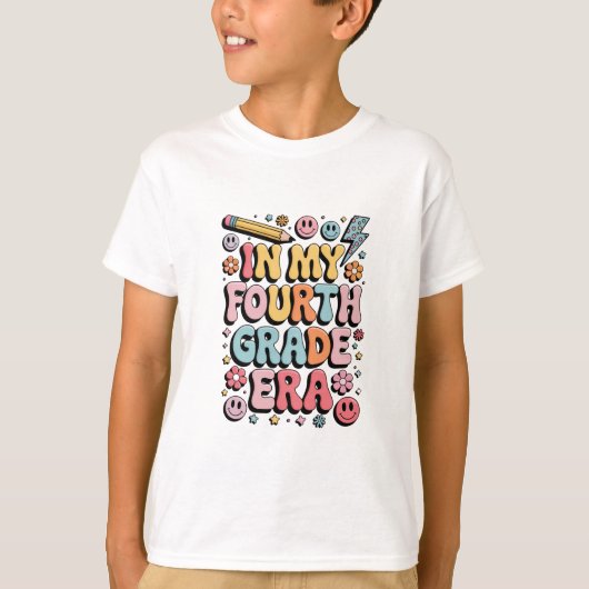 4年生時代 4年生のバックトゥスクール Tシャツ (正面)