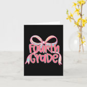 4年生最初の日の花束教師へのプレゼント カード (黄色い花)