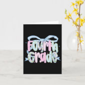 4年生最初の日の花束教師向け カード (黄色い花)