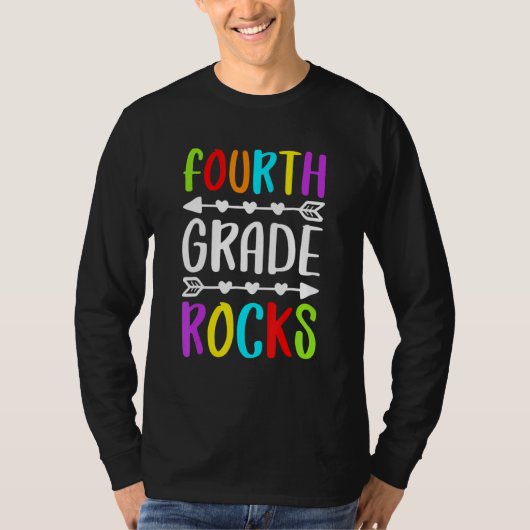4年生最高!4年生の新学期 Tシャツ (正面)