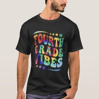 4年生1日新学期絞り染め4thグラ tシャツ