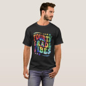 4年生1日新学期絞り染め4thグラ tシャツ (正面フル)