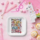 4年生4年生新学期 ペーパープレート (パーティー)