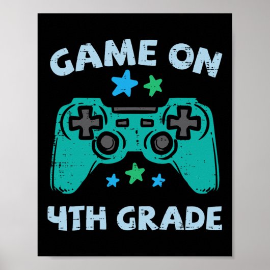4年生4日第一日学校Gゲーム ポスター (正面)
