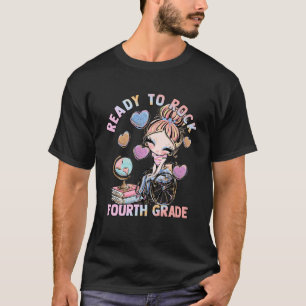 4年生4車椅子第一日学校女子D Tシャツ