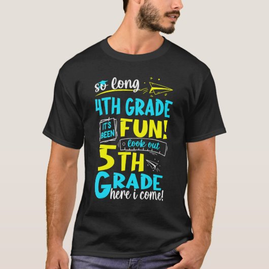 4年生5年生から卒業来ます Tシャツ (正面)