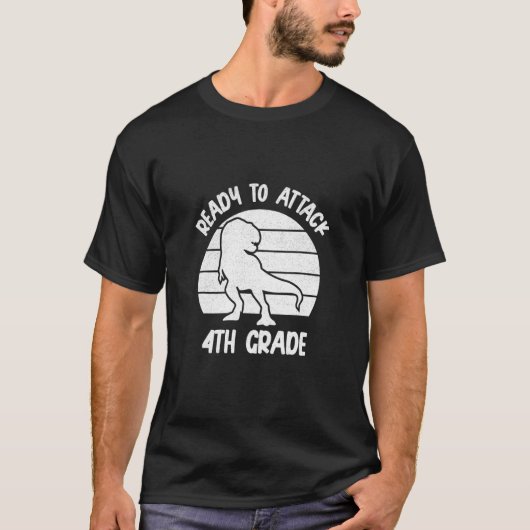 4年生、学校に戻る準備完了! Tシャツ (正面)