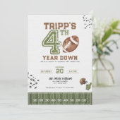 4年生 | 少年フットボール 誕生日招待状 招待状 (スタンド正面)
