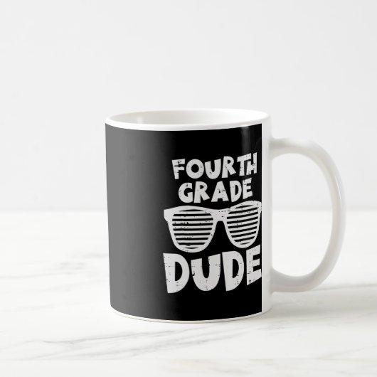 4年生Dude 4年生先生戻る コーヒーマグカップ (右)