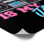 4年生Is My Jam - 80sヴィンテージボックス先生 ポスター (角)