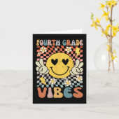 4年生Vibes 4年生レトロ先生1日目 カード (黄色い花)