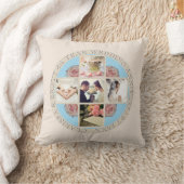 4年目アンニバ結婚リーリネン&トパズ5フォト クッション (ブランケット)