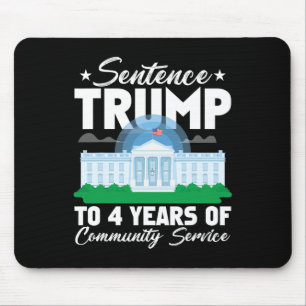 4年間のコミュニティサービスのトランプ3 マウスパッド