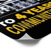 4年間のコミュニティサービスへの切り札8 ポスター (角)