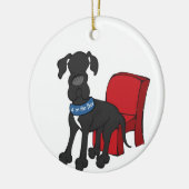 4床のオーナメントで セラミックオーナメント (左)