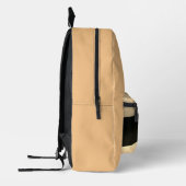 4彼女の大学バーシティスクールトラベルシックイエロー プリントバックパック (左)