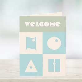 4文字のベビー名の新父母の祝辞 サンキューカード