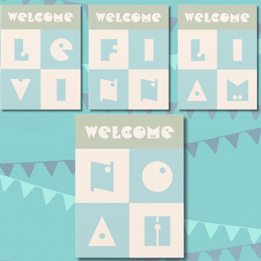 4文字のベビー名の新父母の祝辞 サンキューカード