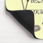 4文字の単語 マウスパッド (コーナー)