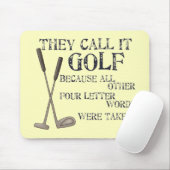 4文字の単語 マウスパッド (マウス)