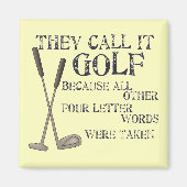 4文字の単語 マグネット (正面)