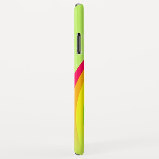 4文字レインボーグリーンiphone 5ケースに名前 Case-Mate iPhoneケース (裏面/右)