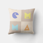 4文字新生児誕生女の子の名前子供部屋 クッション (裏面)