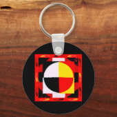 4方向キーチェーン キーホルダー (正面)