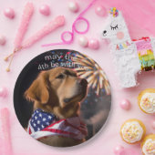 4日があなたと一緒にプレート ペーパープレート (パーティー)