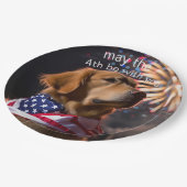 4日があなたと一緒にプレート ペーパープレート (アングル)