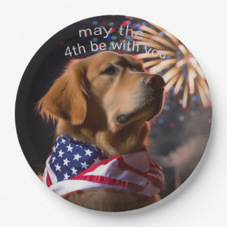 4日があなたと一緒にプレート ペーパープレート