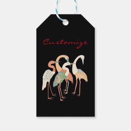 4日本のクレーンThunder_Cove ギフトタグ (正面)