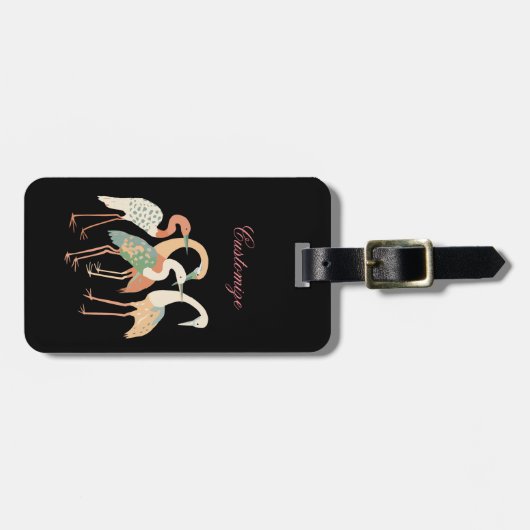 4日本のクレーンThunder_Cove ラゲッジタグ (正面横)