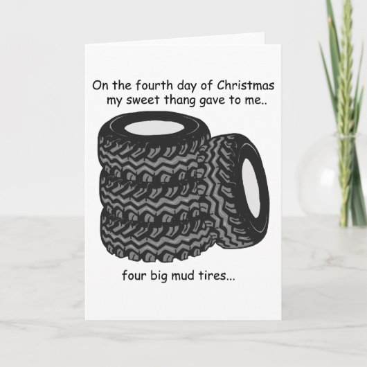 4日目のレッドネッククリスマス シーズンカード (正面)