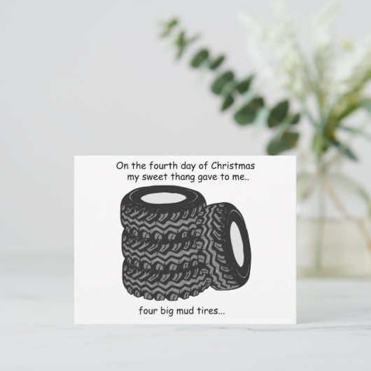 4日目のレッドネッククリスマス シーズンポストカード (スタンド正面)