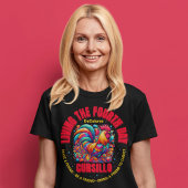 4日目カーシロ・デコロレスのルースターを生きる Tシャツ