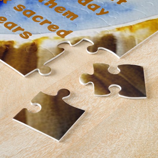 4日目ブラッククリスチャンアートパズル ジグソーパズル (側面)