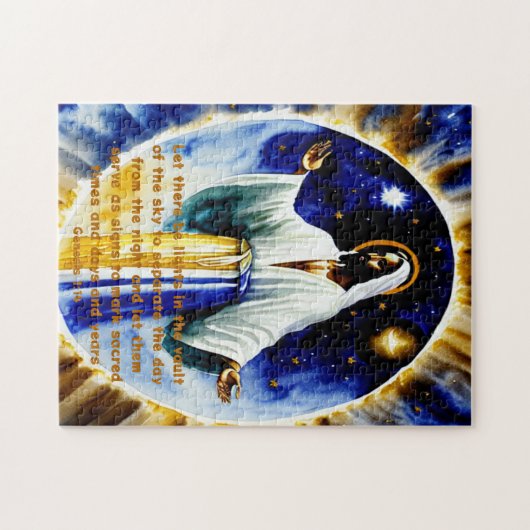 4日目ブラッククリスチャンアートパズル ジグソーパズル (横)