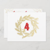 4日目。イエスの名前 |世界の到来の光 ポストカード (正面/裏面)