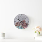 4時を刻んだ ラウンド壁時計 (ホーム)