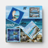 4最高のビーチの写真テンプレート、 フォトプラーク (正面)