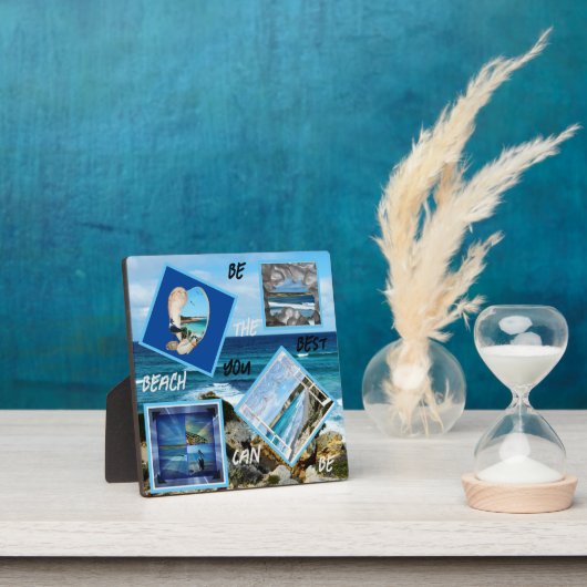 4最高のビーチの写真テンプレート、 フォトプラーク (インサイチュ)