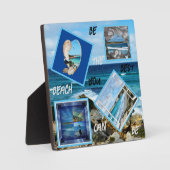 4最高のビーチの写真テンプレート、 フォトプラーク (正面)