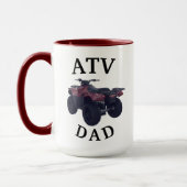 4最高のホイーラー「ATVパパ」史上最高!父の日 マグカップ (左)