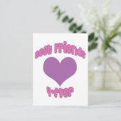 4最高の年前の友人 ポストカード (スタンド正面)