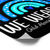 4月に我々衣服青児童虐待防止アウェア ポスター (角)